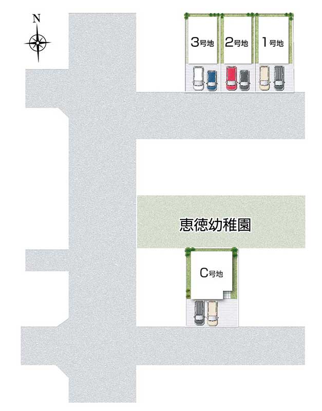 エンジェルコート新池島町一丁目区画変更でお買い求めやすくなりました