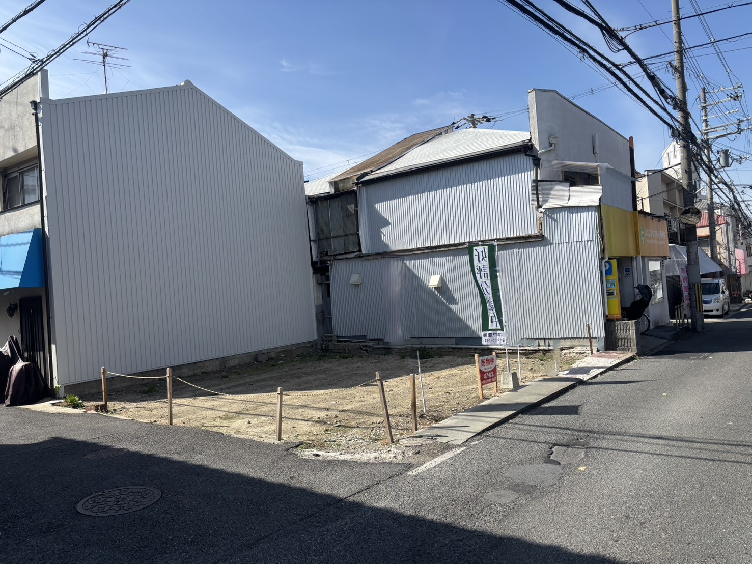 現在の販売中の不動産：☆建築条件なし☆　六万寺町二丁目　1480万円