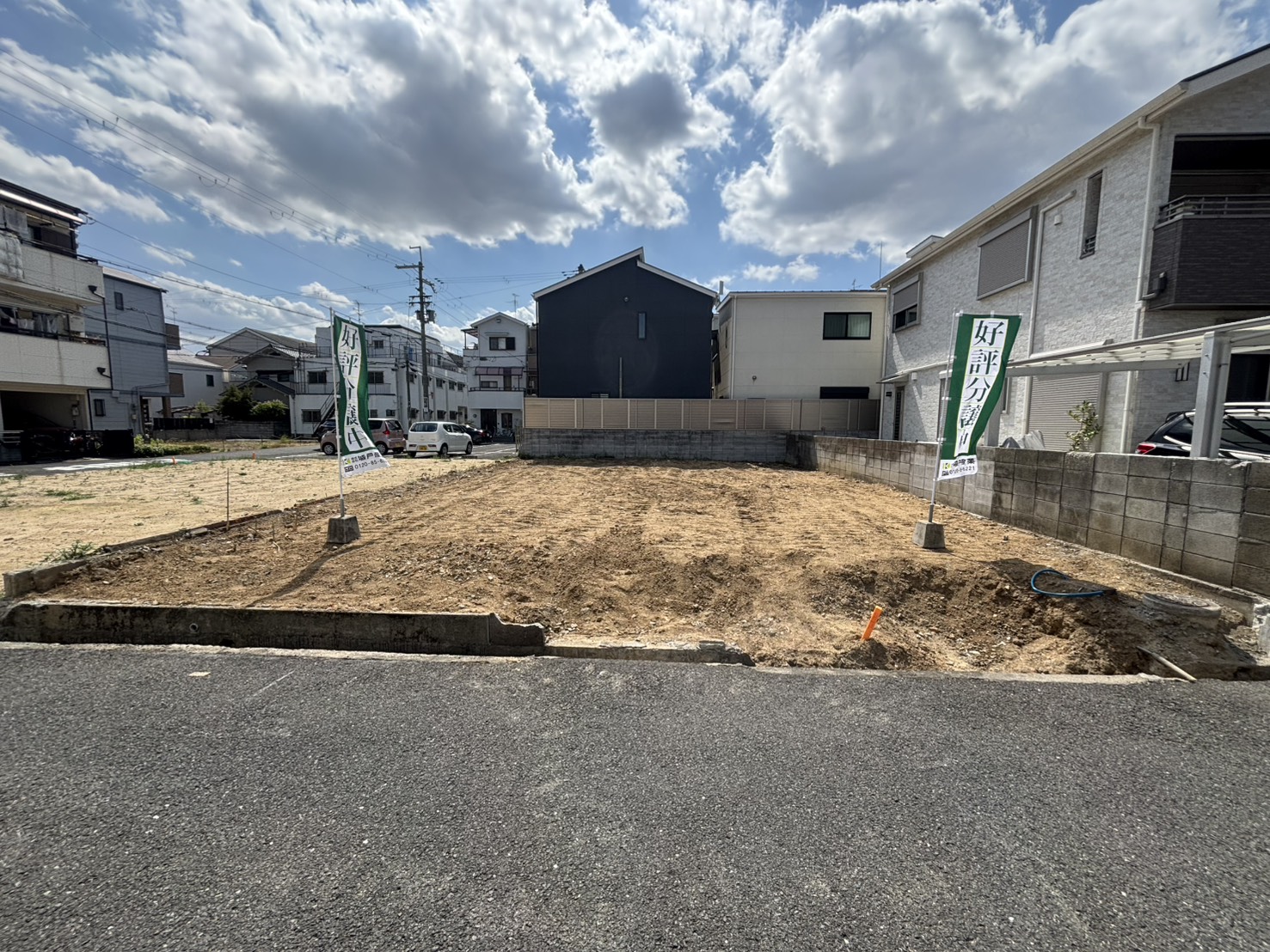 現在の販売中の不動産：☆建築条件なし☆　花園東町一丁目　3580万円
